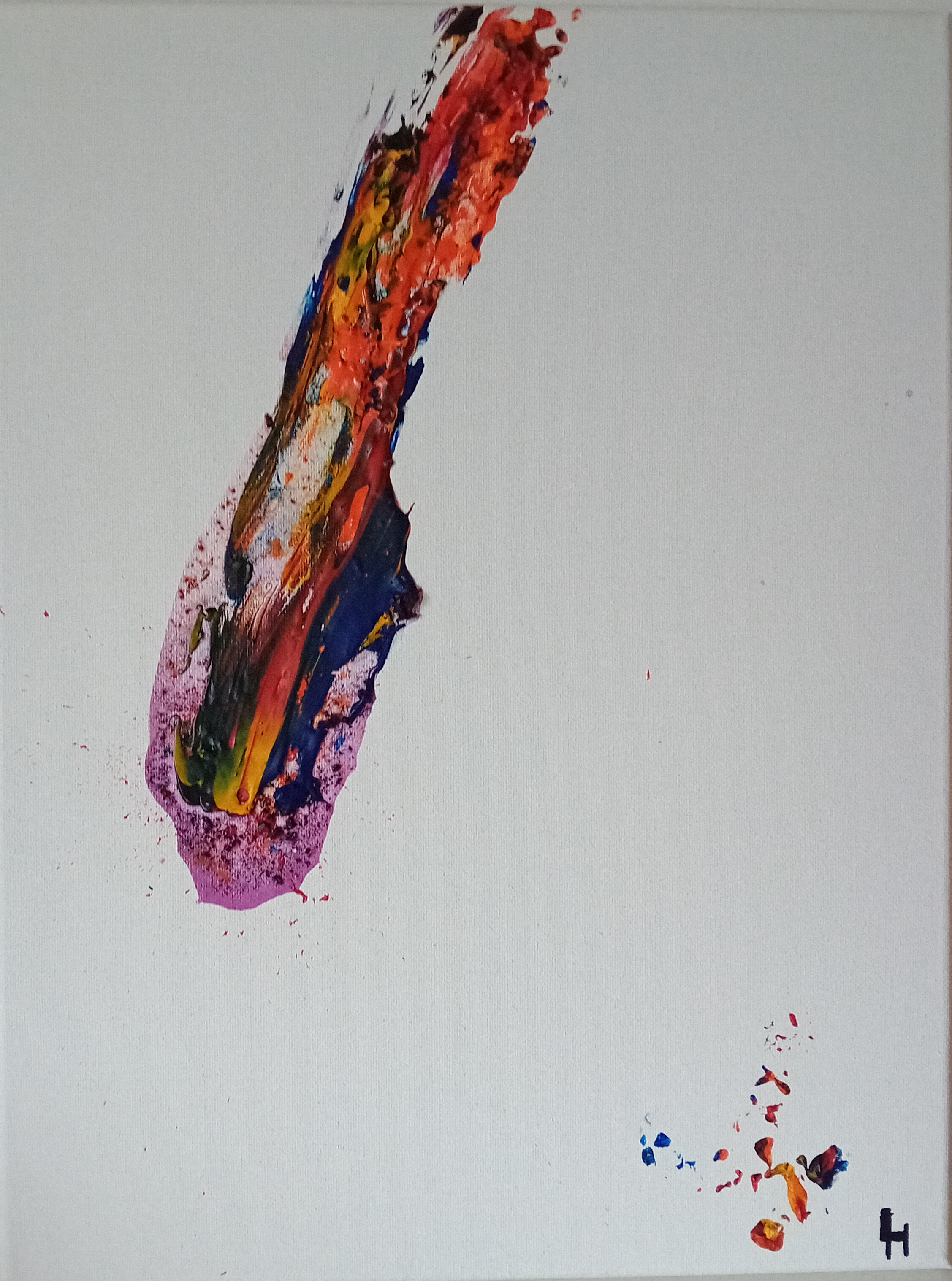 Ein Haufen Scheiße, 2024. Painting -- 30 x 40